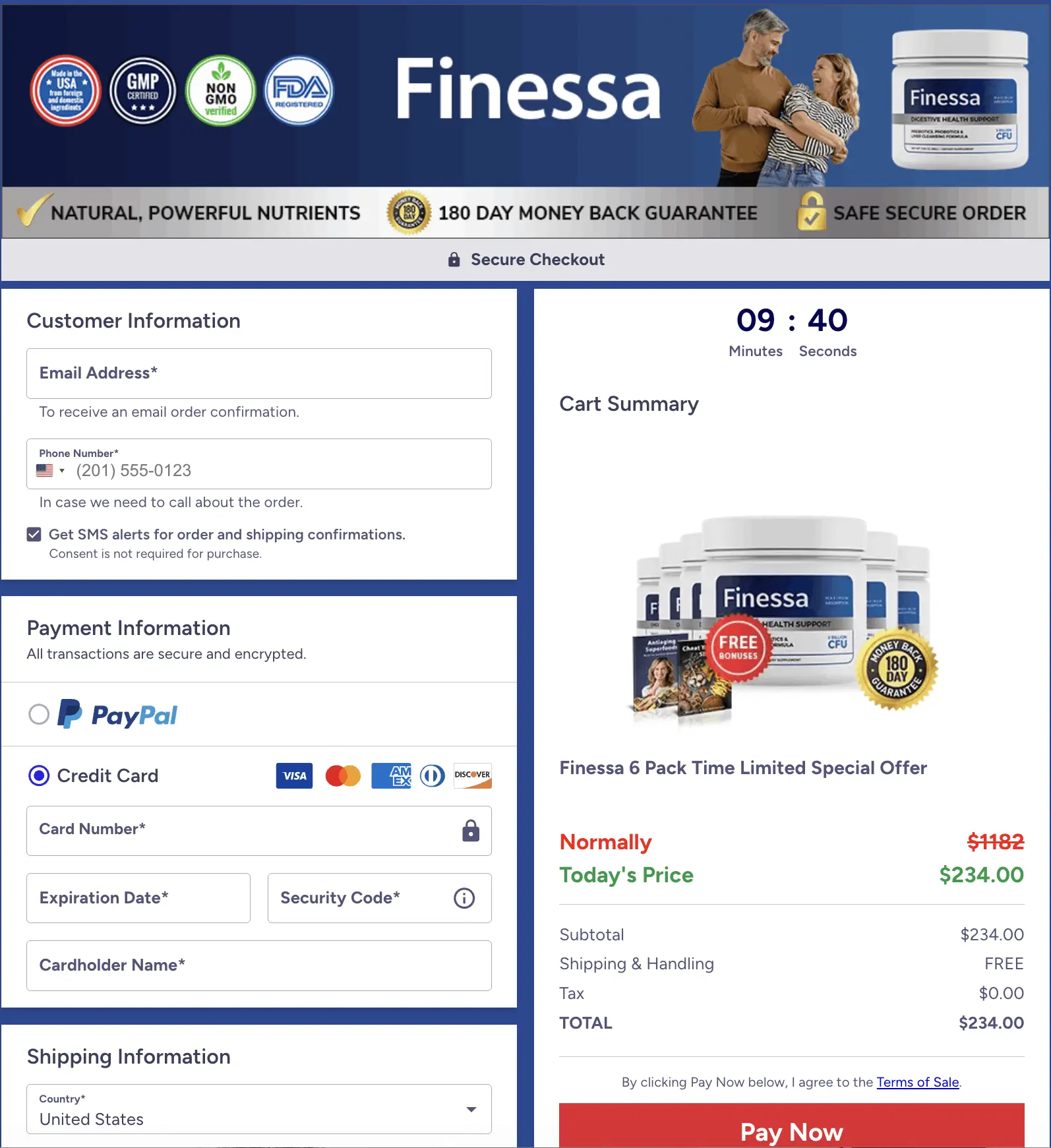 Finessa Order Now